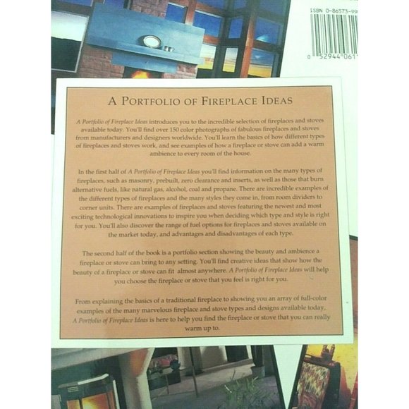 Fireplaces Ideas Book Full Color Photos Interior Design Home How To 1996 - Picture 4 of 4